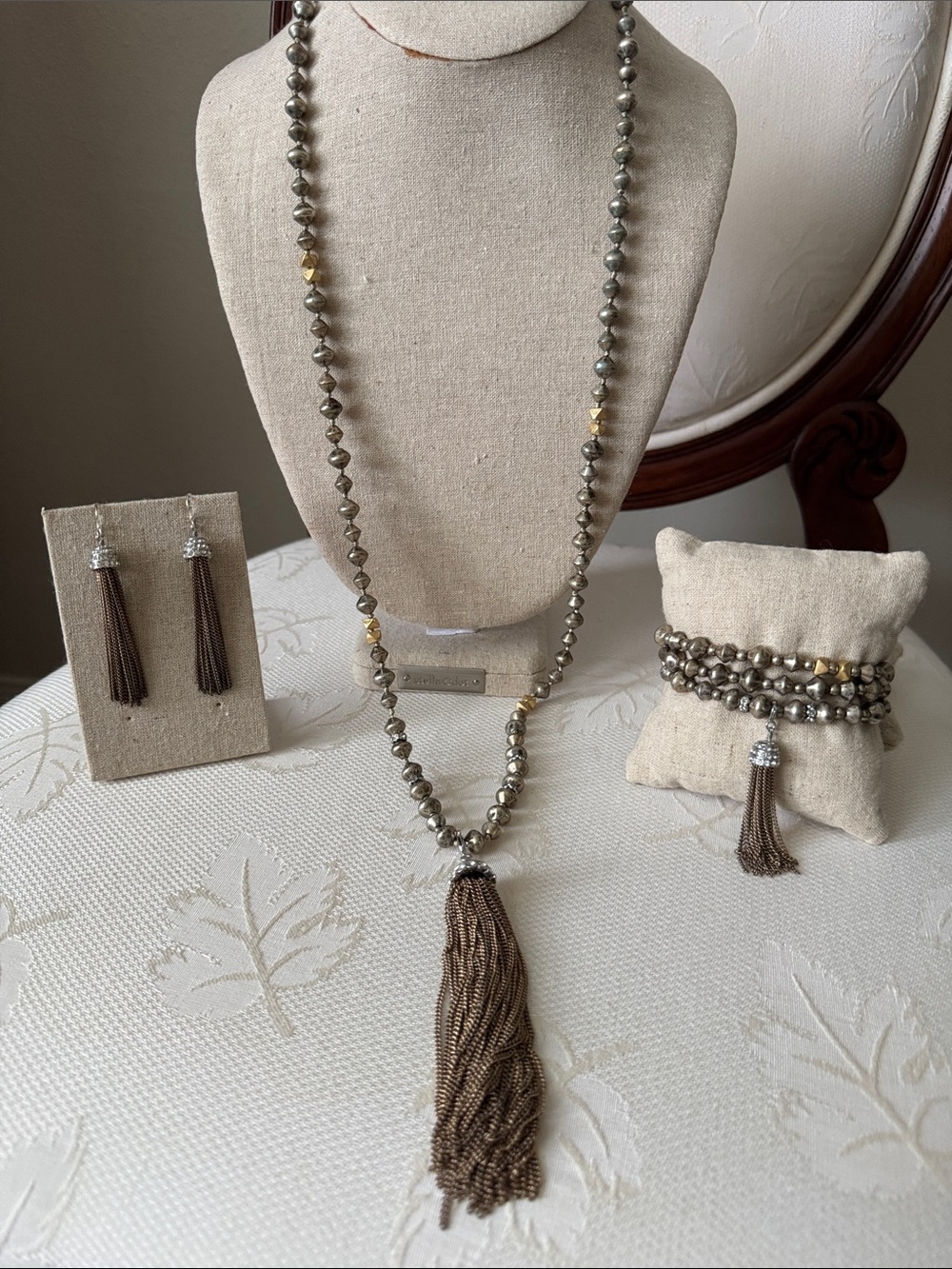 Stella & Dot Milana Necklace, bracelet and earrings